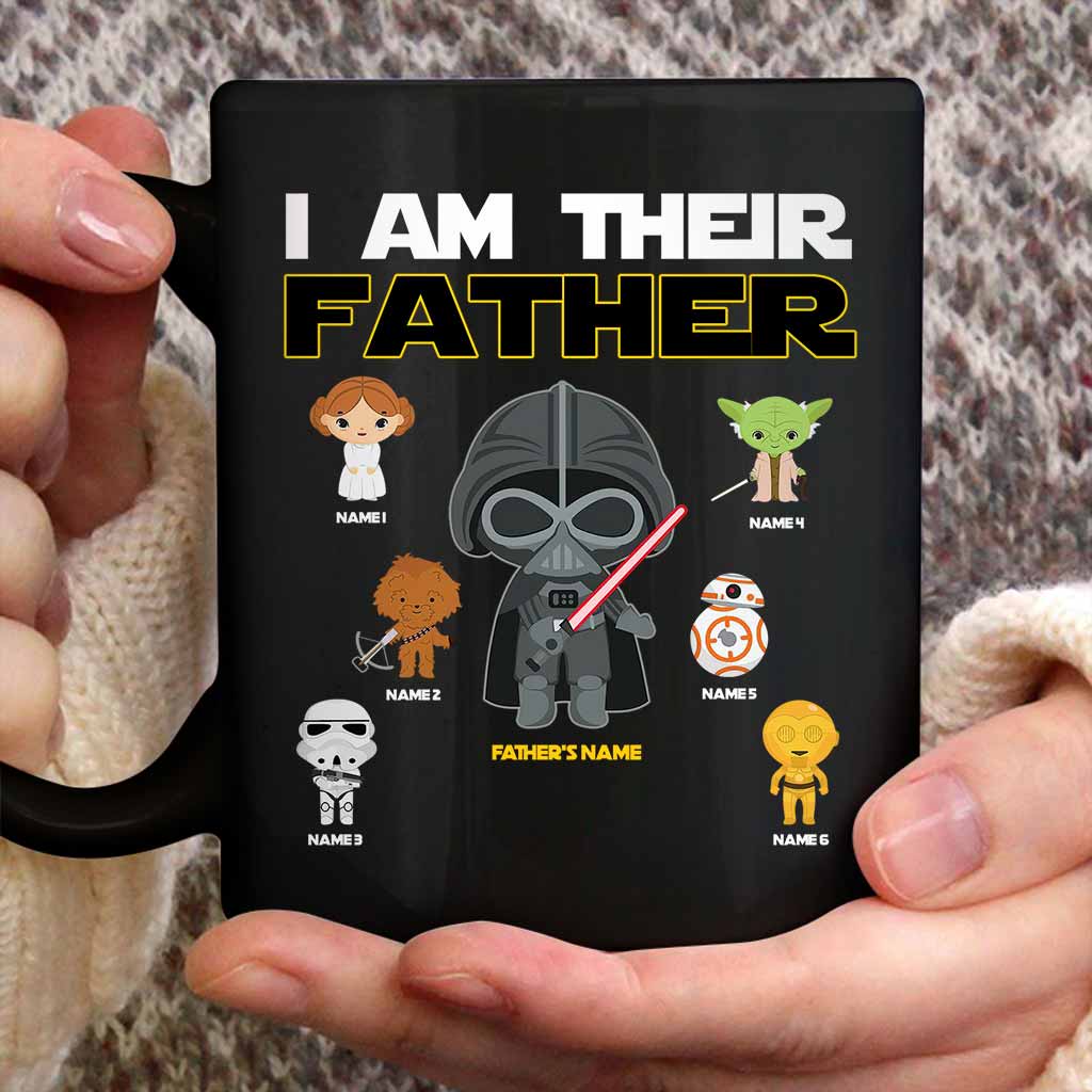 Personalized Star Wars Mug Custom Family Names Gift for Dad Mug GradoCreations