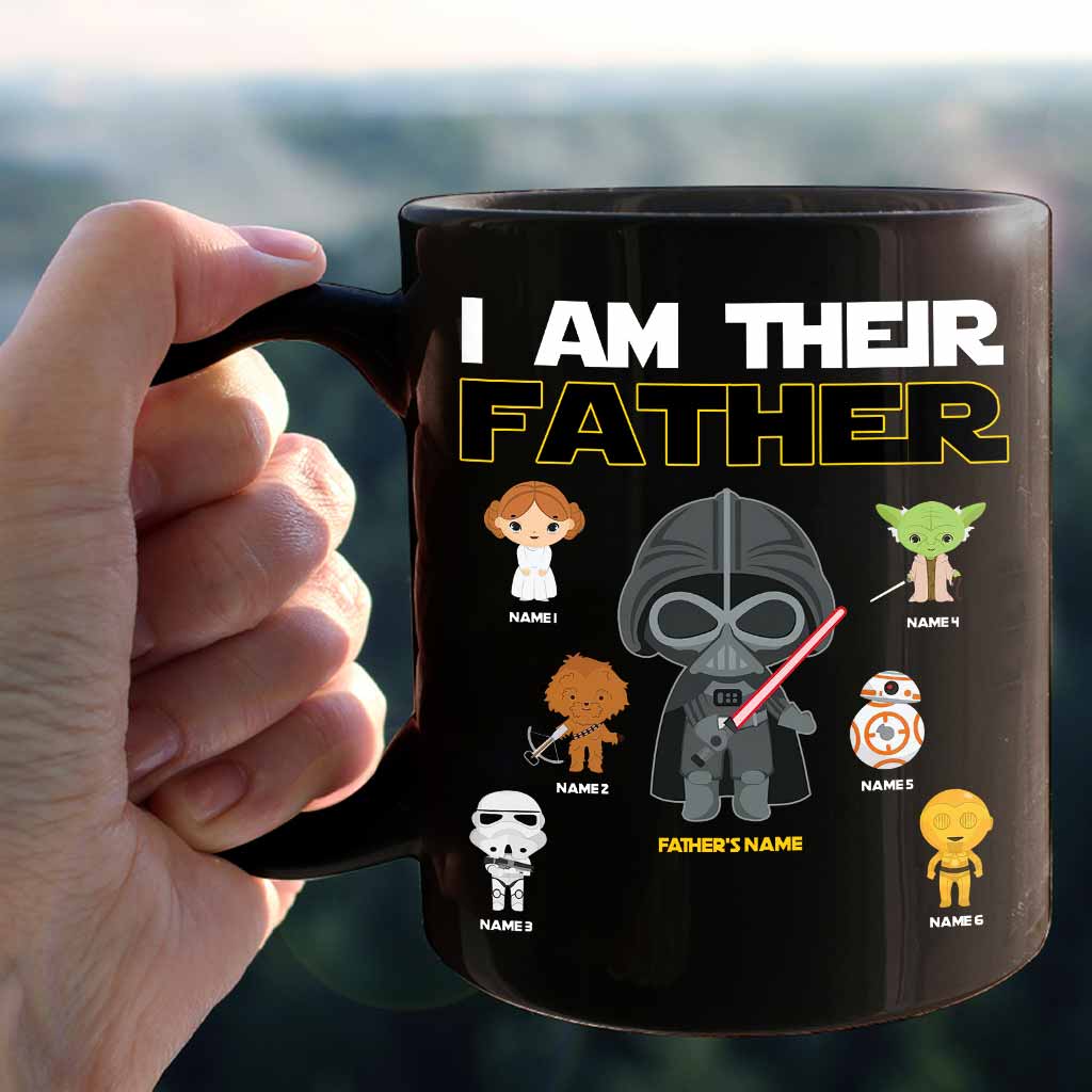 Personalized Star Wars Mug Custom Family Names Gift for Dad Mug GradoCreations