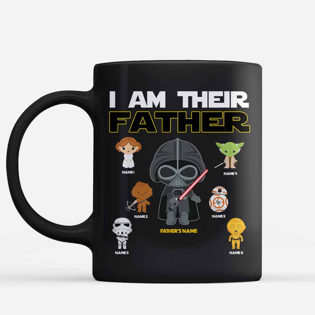 Personalized Star Wars Mug Custom Family Names Gift for Dad Mug GradoCreations