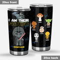 Personalized Star Wars Tumbler Custom Name Gift for Dad Tumbler GradoCreations