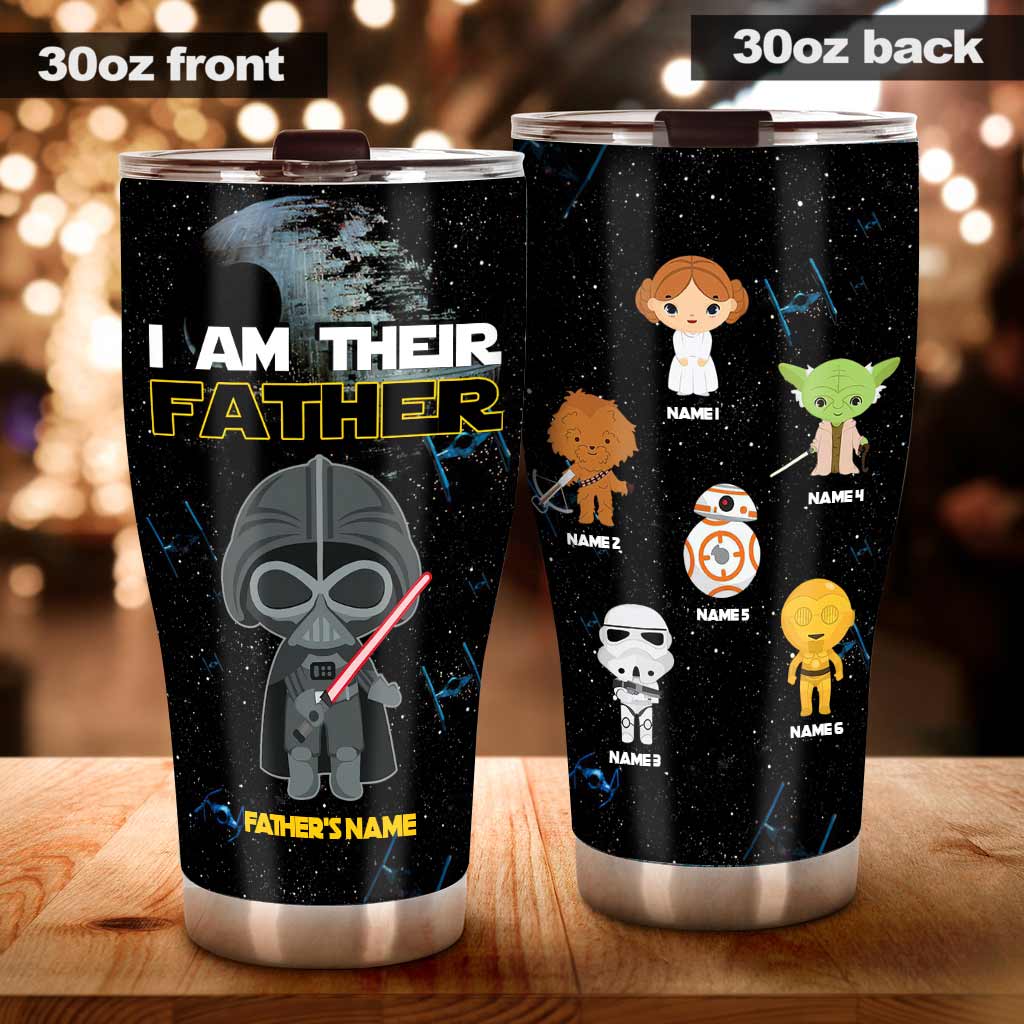 Personalized Star Wars Tumbler Custom Name Gift for Dad Tumbler GradoCreations