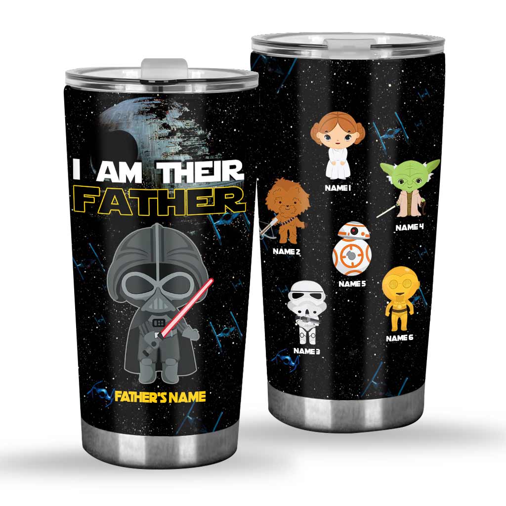 Personalized Star Wars Tumbler Custom Name Gift for Dad Tumbler GradoCreations