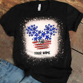 Personalized Stars And Stripes Mouse Ears T-Shirt & Hoodie for Independence Day T-shirt & Hoodie GradoCreations