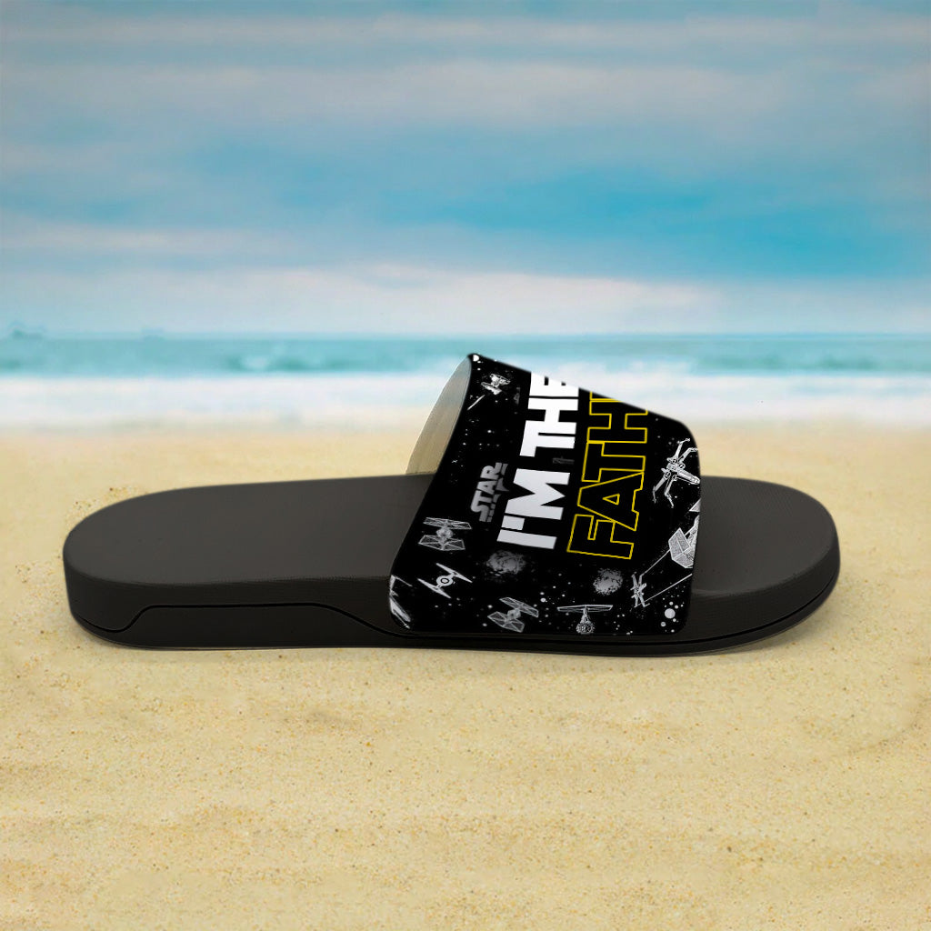 Personalized Slide Sandals Custom Name Gift for Dad Slide Sandals GradoCreations