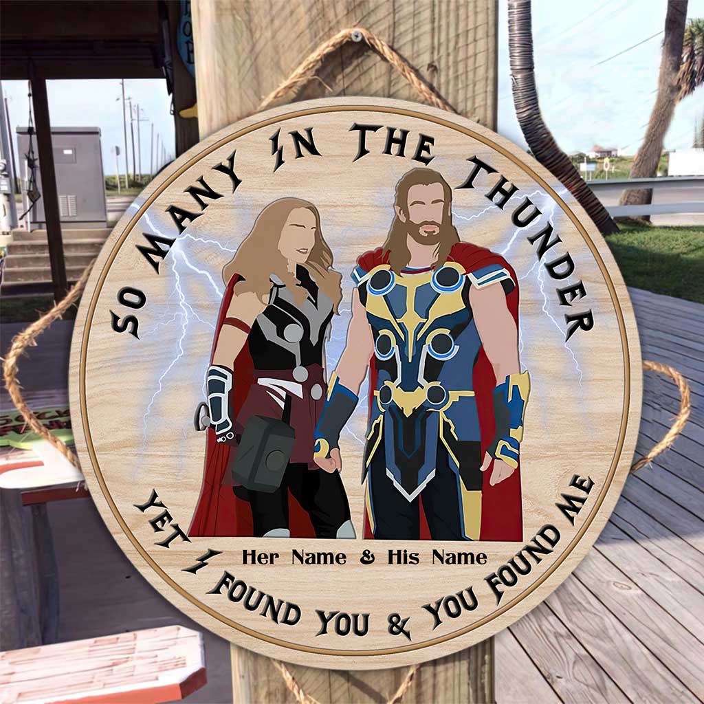 Personalized Round Wood Sign Custom Name Gift for Couples Round Wood Sign GradoCreations