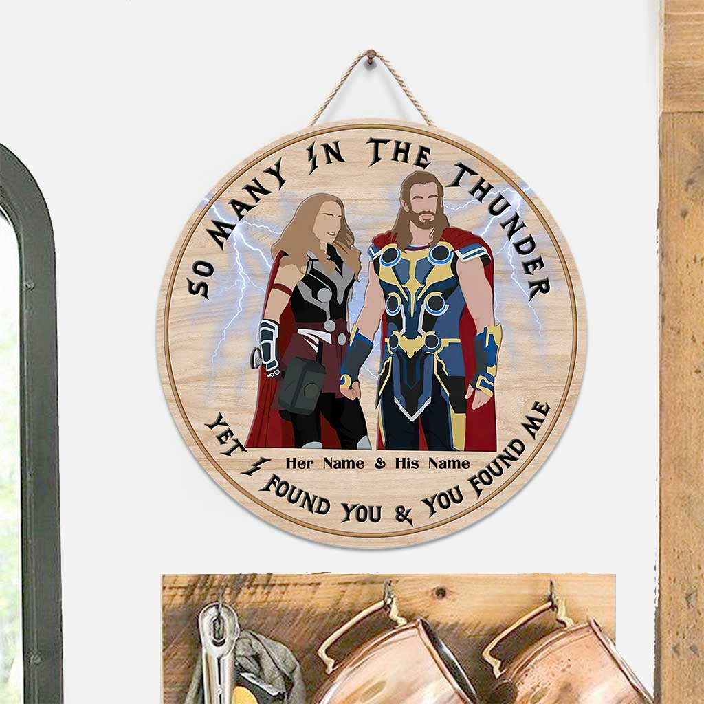 Personalized Round Wood Sign Custom Name Gift for Couples Round Wood Sign GradoCreations