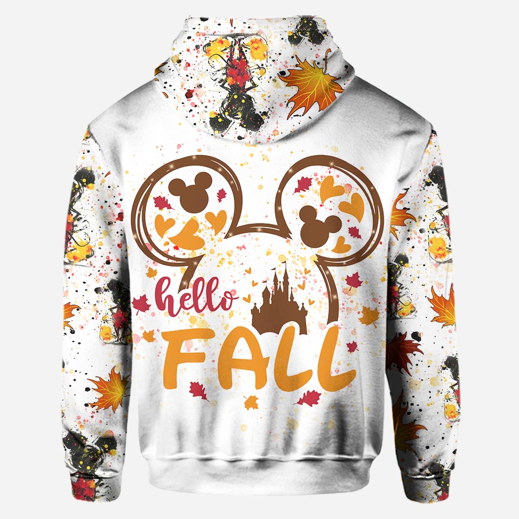 Personalized Fall Mouse Hoodie and Leggings Set for Women Hoodie & Leggings GradoCreations