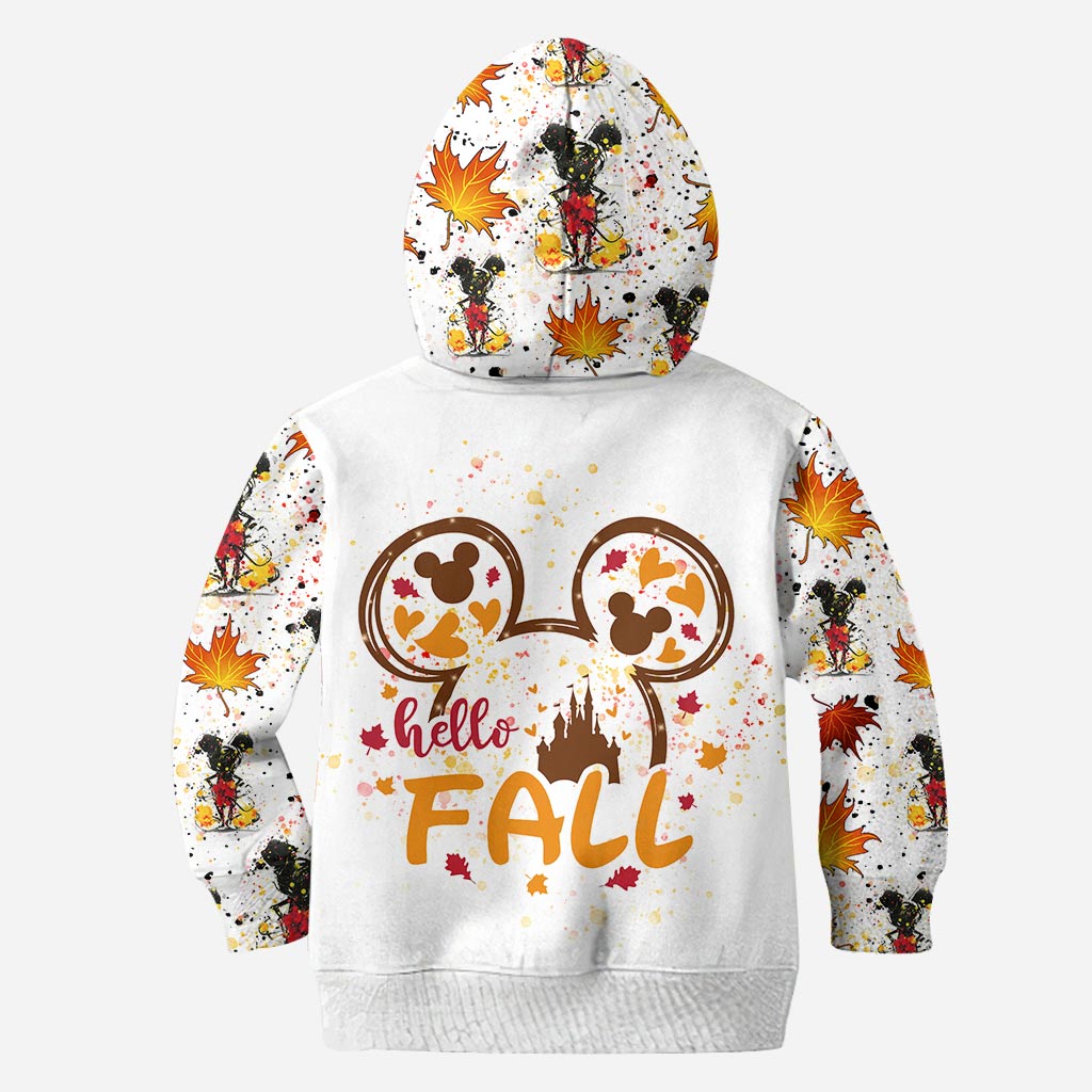 Personalized Fall Mouse Hoodie and Leggings Set for Women Hoodie & Leggings GradoCreations