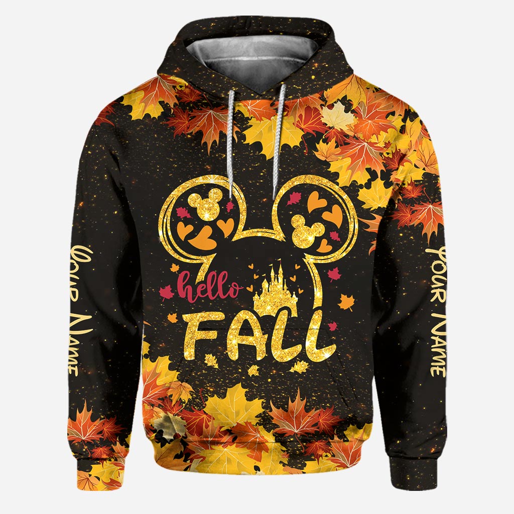 Personalized Fall Hoodie and Leggings Set Custom Name Gift Hoodie & Leggings GradoCreations