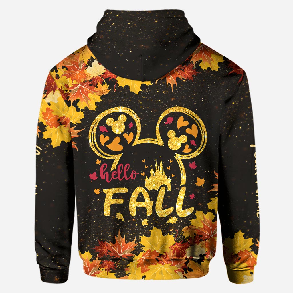 Personalized Fall Hoodie and Leggings Set Custom Name Gift Hoodie & Leggings GradoCreations