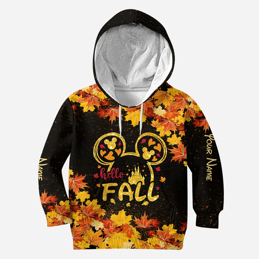 Personalized Fall Hoodie and Leggings Set Custom Name Gift Hoodie & Leggings GradoCreations