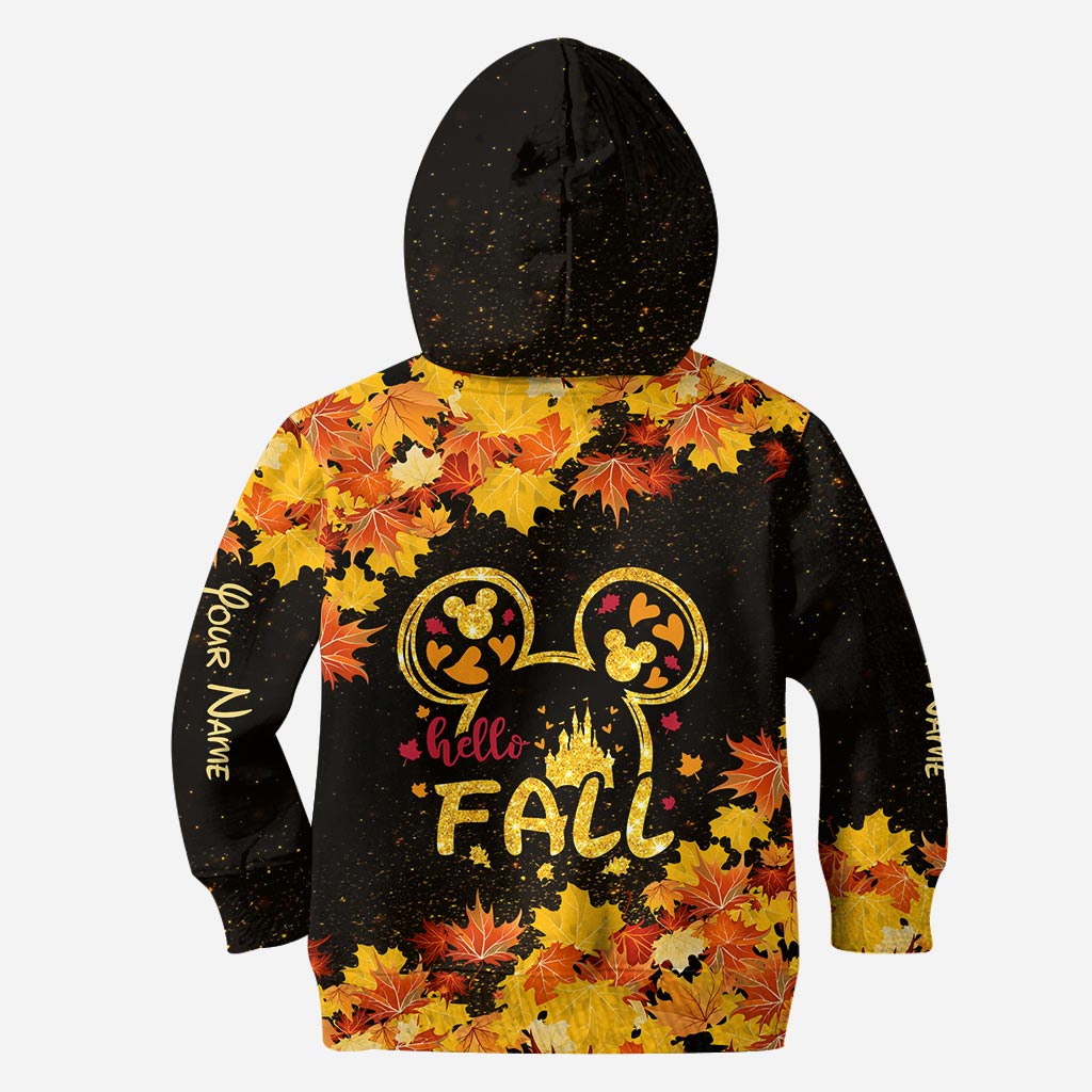 Personalized Fall Hoodie and Leggings Set Custom Name Gift Hoodie & Leggings GradoCreations
