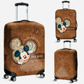 Personalized Travel Luggage Cover Custom Name Gift for Kids Luggage Cover GradoCreations