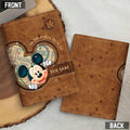 Personalized Travel Passport Holder Cute Design Custom Name Gift Passport Holder GradoCreations