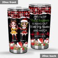 Personalized Christmas Tumbler Custom Friend Gift 20oz Tumbler GradoCreations