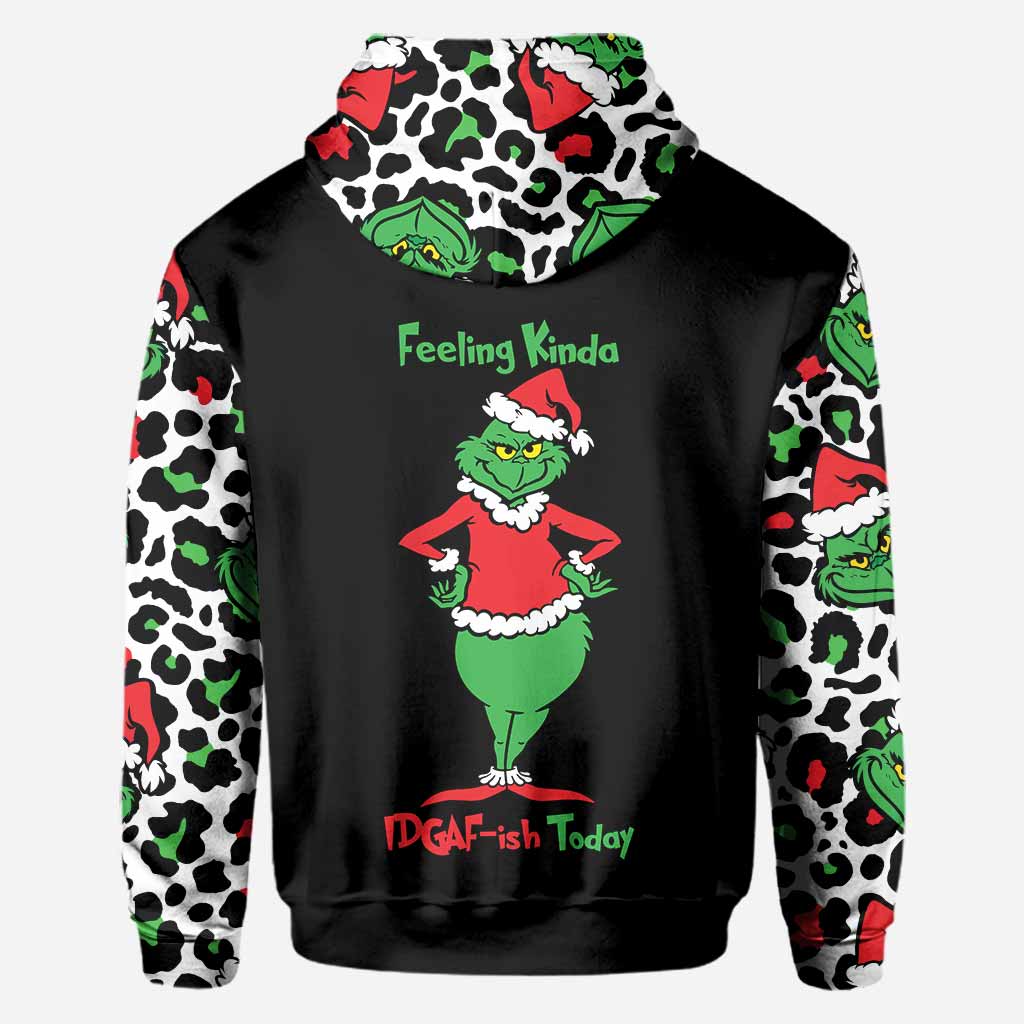 Personalized Grinch All Over Hoodie Custom Name Holiday Gift All Over Shirt GradoCreations