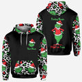 Personalized Grinch All Over Hoodie Custom Name Holiday Gift All Over Shirt GradoCreations
