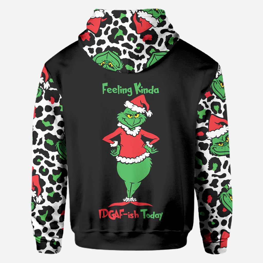 Personalized Grinch All Over Hoodie Custom Name Holiday Gift All Over Shirt GradoCreations