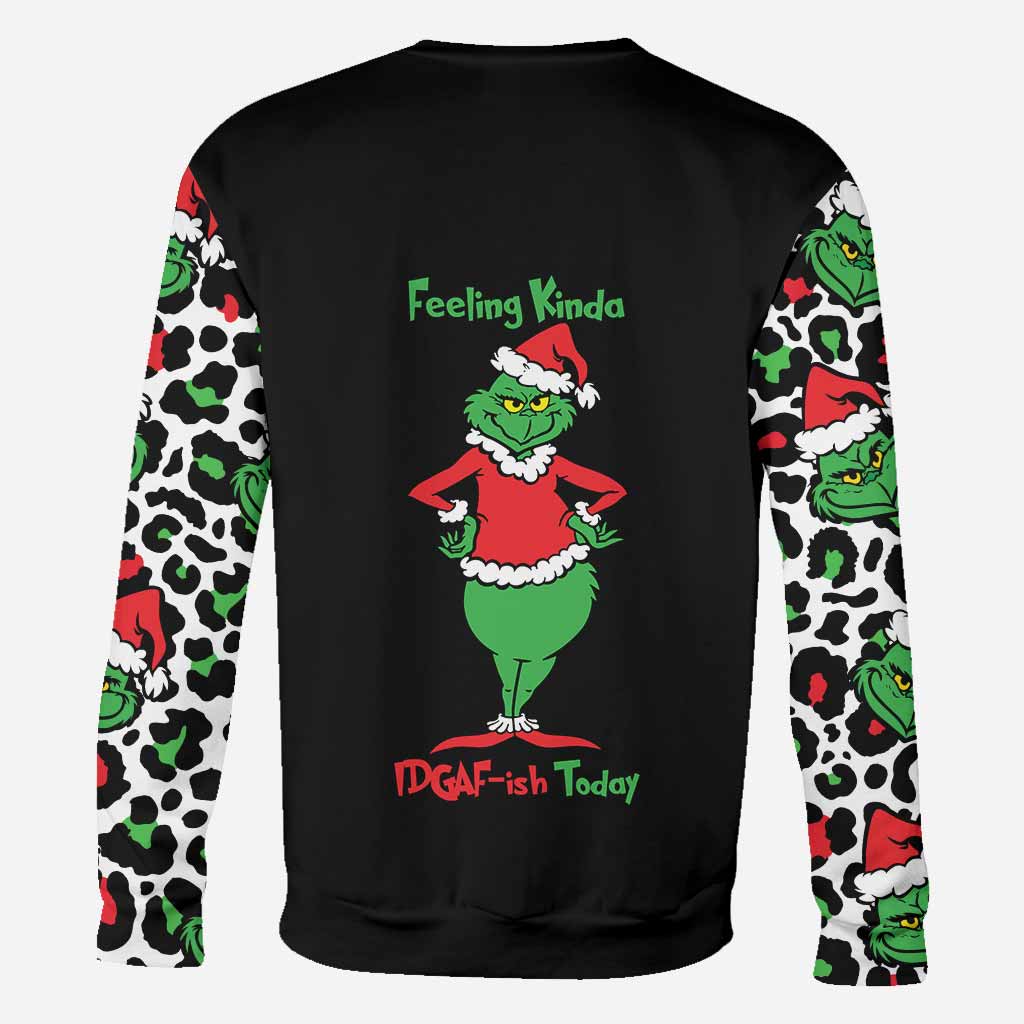 Personalized Grinch All Over Hoodie Custom Name Holiday Gift All Over Shirt GradoCreations