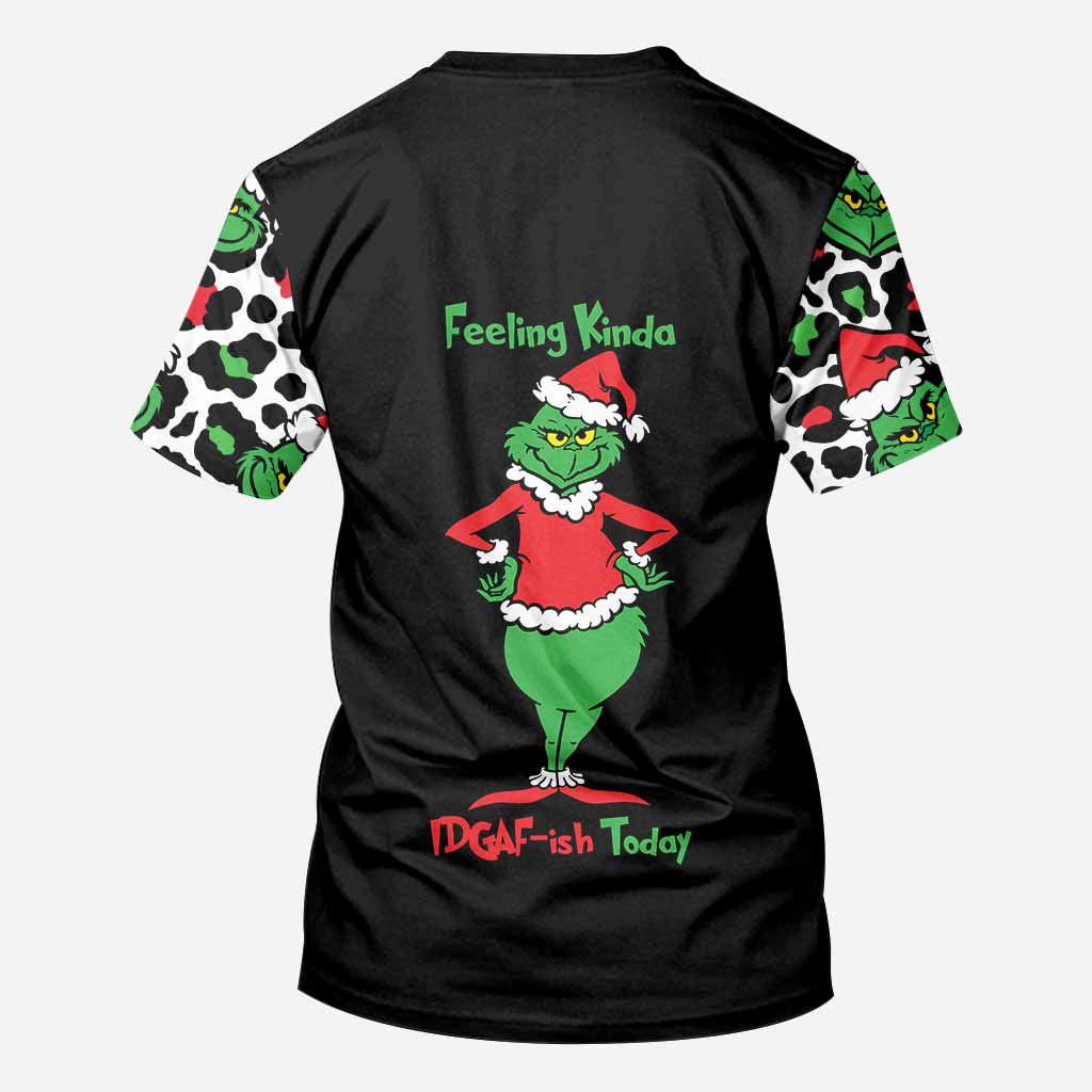 Personalized Grinch All Over Hoodie Custom Name Holiday Gift All Over Shirt GradoCreations