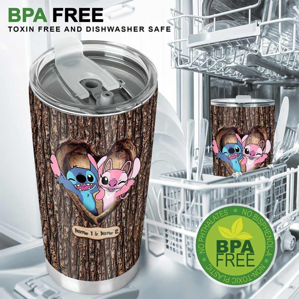 Personalized Ohana Tumbler Custom Name Gift for Couple Tumbler GradoCreations
