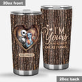 Personalized Gift Tumbler Custom Names I'm Yours Design Tumbler GradoCreations