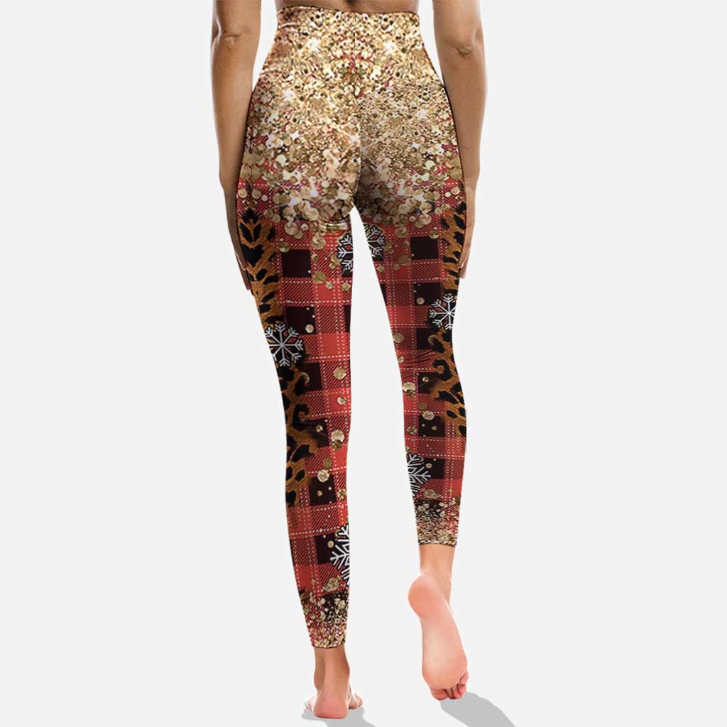 Personalized Christmas Mouse Hoodie and Leggings Set for Adults Hoodie & Leggings GradoCreations