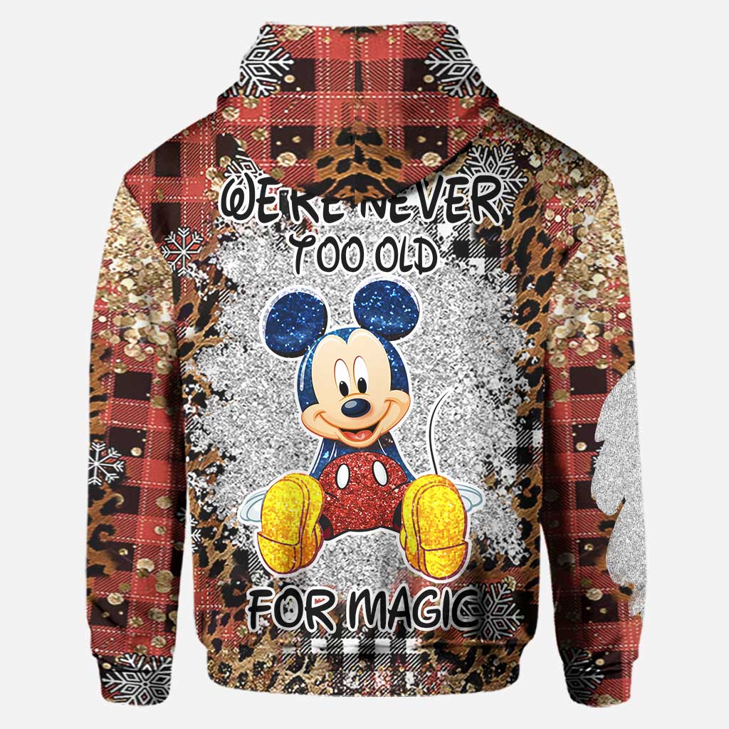 Personalized Christmas Mouse Hoodie and Leggings Set for Adults Hoodie & Leggings GradoCreations