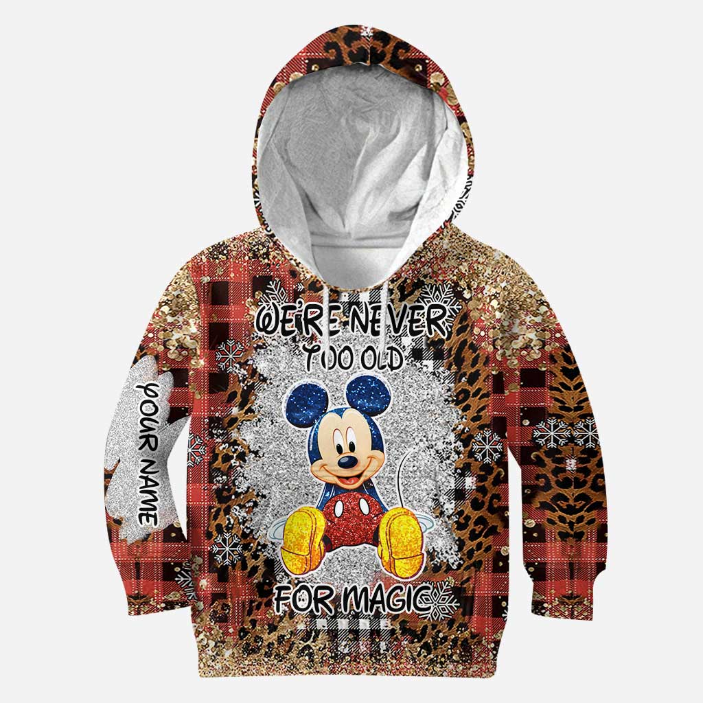 Personalized Christmas Mouse Hoodie and Leggings Set for Adults Hoodie & Leggings GradoCreations