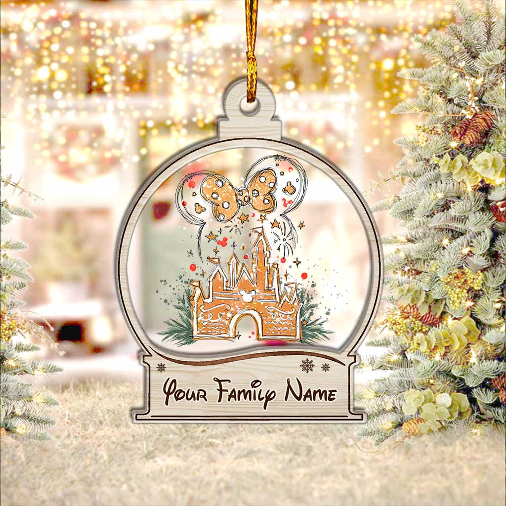 Personalized Christmas Mouse Layers Mix Ornament Gift for Family Layers Mix Ornament GradoCreations