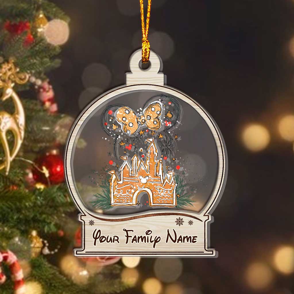 Personalized Christmas Mouse Layers Mix Ornament Gift for Family Layers Mix Ornament GradoCreations