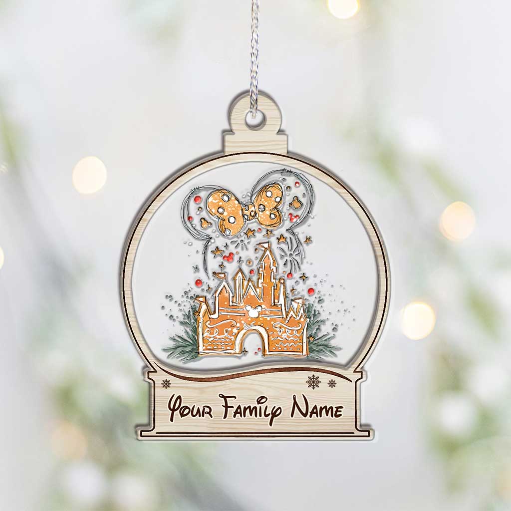 Personalized Christmas Mouse Layers Mix Ornament Gift for Family Layers Mix Ornament GradoCreations