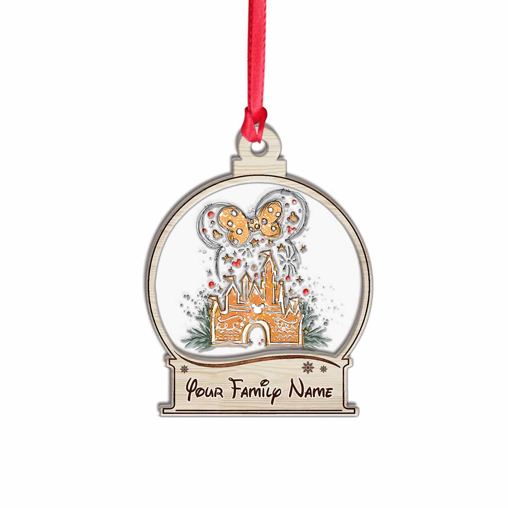 Personalized Christmas Mouse Layers Mix Ornament Gift for Family Layers Mix Ornament GradoCreations