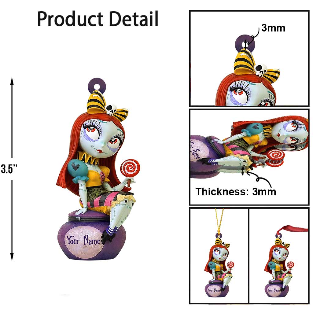 Personalized Nightmare Ornament Custom Name Gift for Christmas Ornament GradoCreations