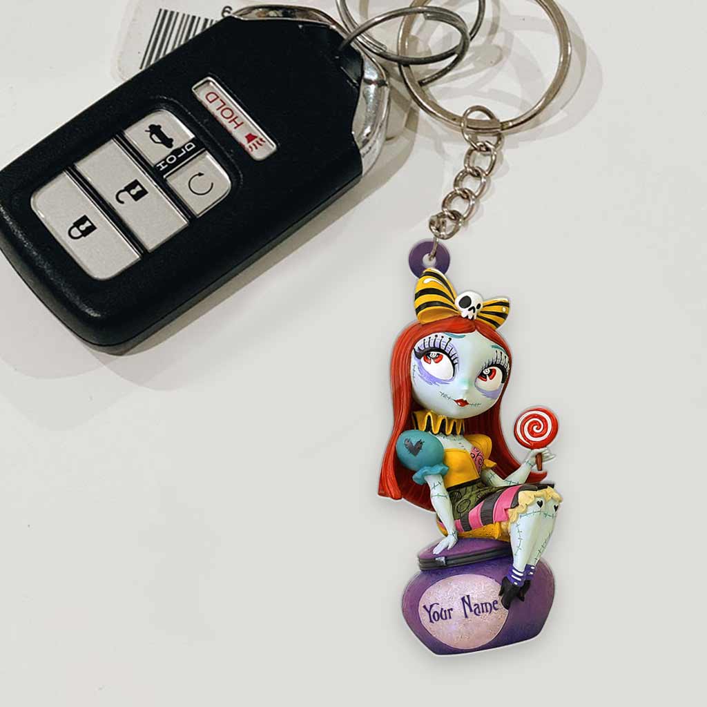 Personalized Nightmare Keychain Custom Name Gift for Her Keychain GradoCreations