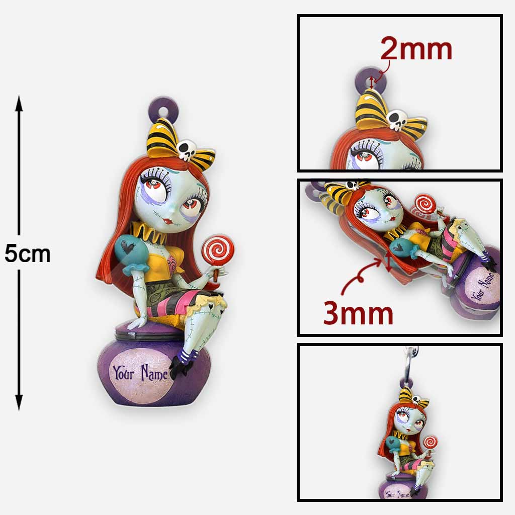 Personalized Nightmare Keychain Custom Name Gift for Her Keychain GradoCreations