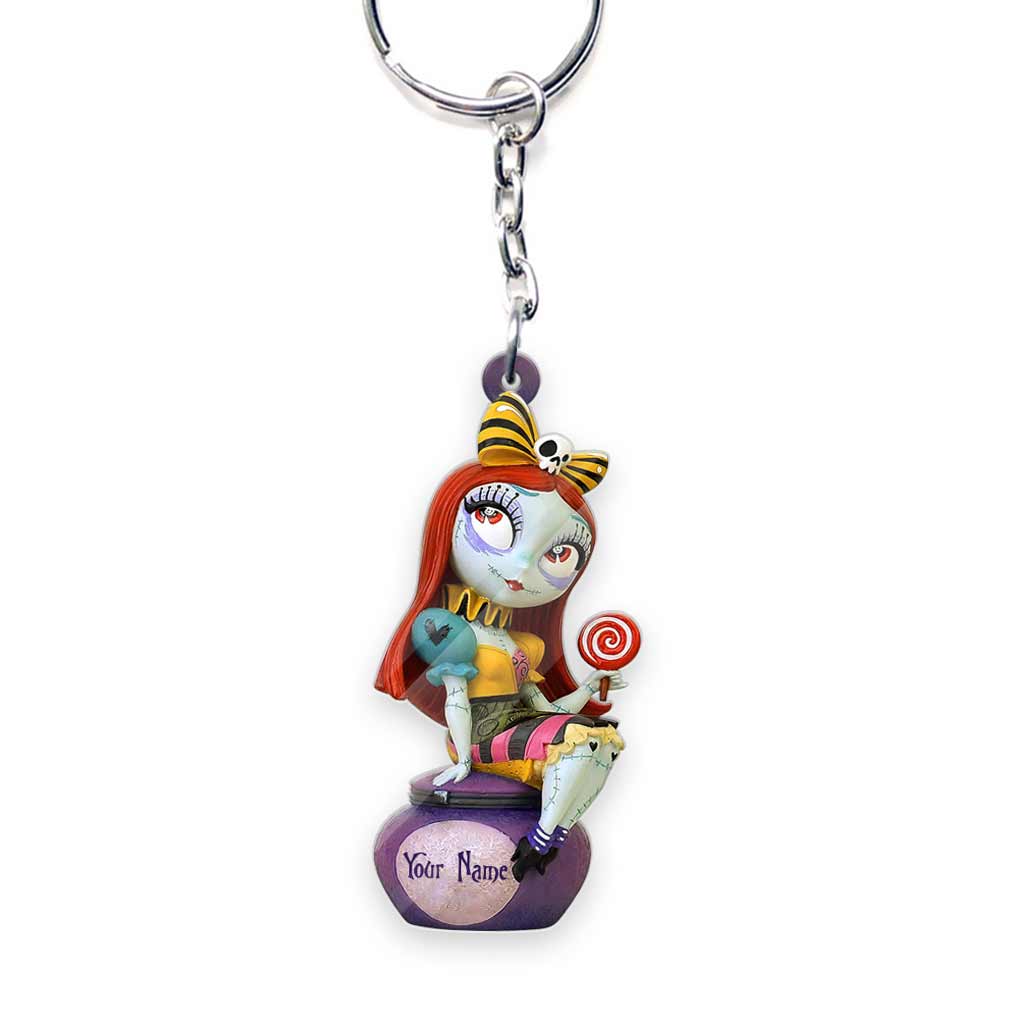 Personalized Nightmare Keychain Custom Name Gift for Her Keychain GradoCreations