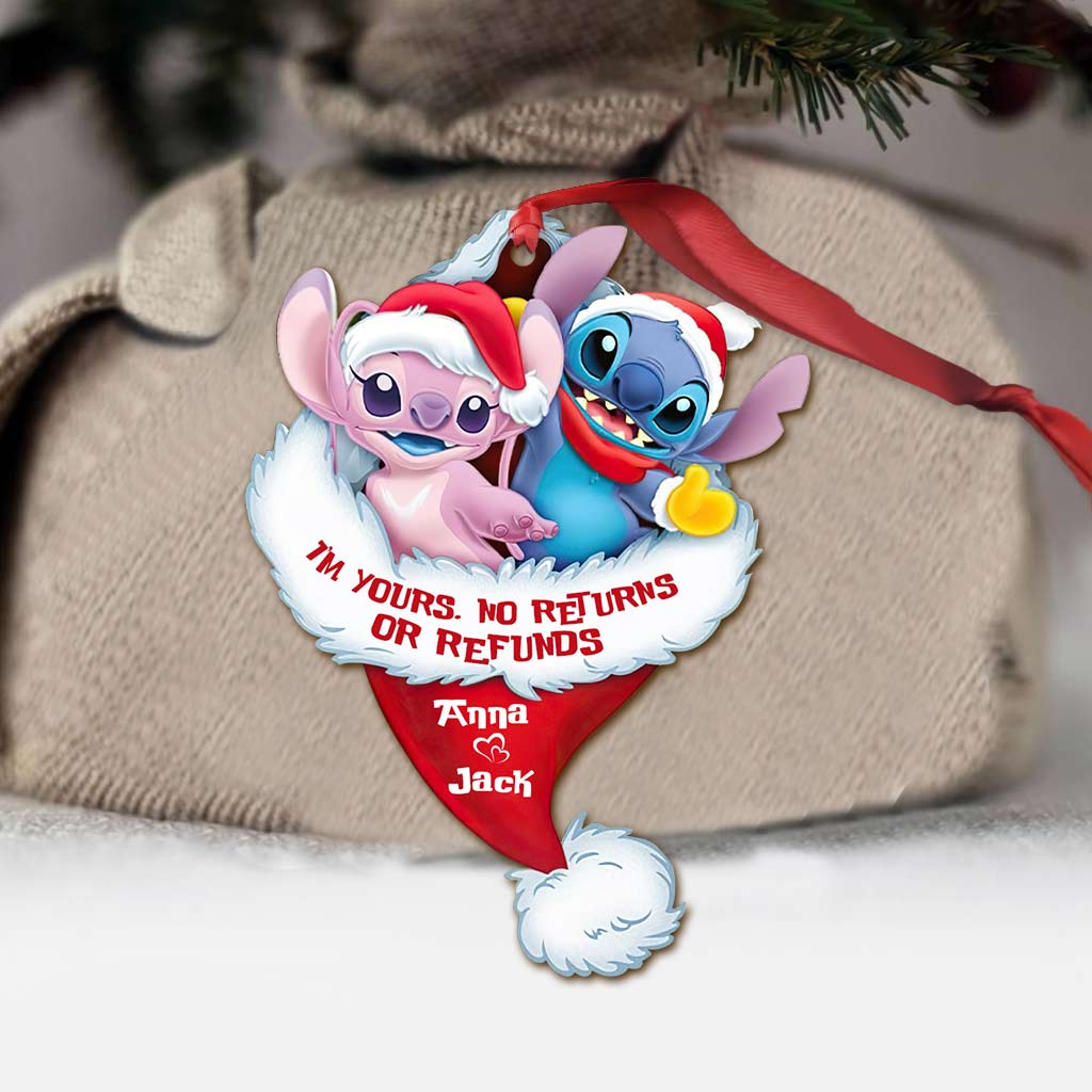 Personalized Ohana Christmas Ornament Custom Name Gift Ornament GradoCreations