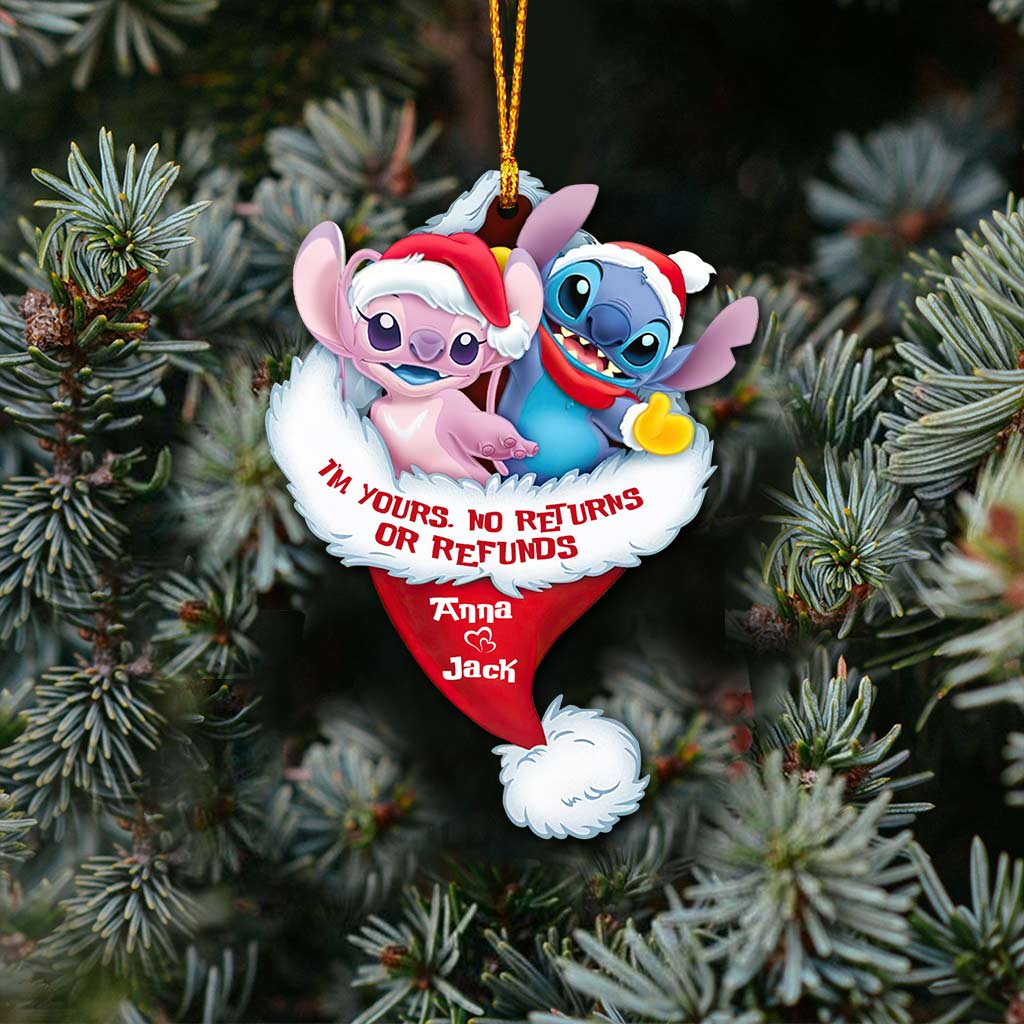 Personalized Ohana Christmas Ornament Custom Name Gift Ornament GradoCreations
