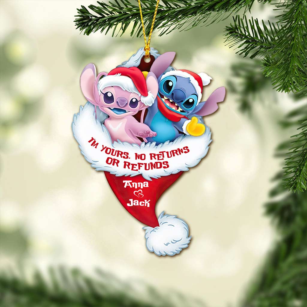 Personalized Ohana Christmas Ornament Custom Name Gift Ornament GradoCreations