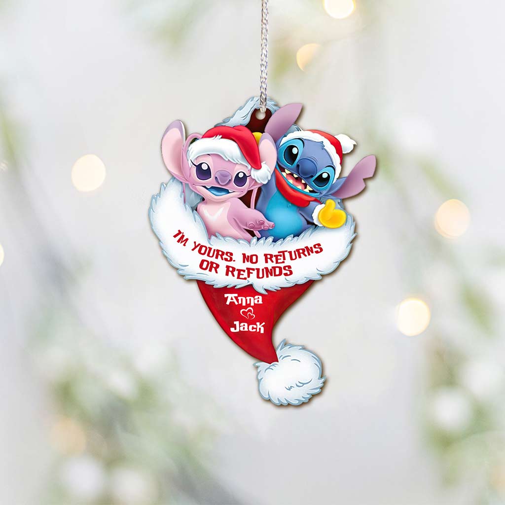 Personalized Ohana Christmas Ornament Custom Name Gift Ornament GradoCreations