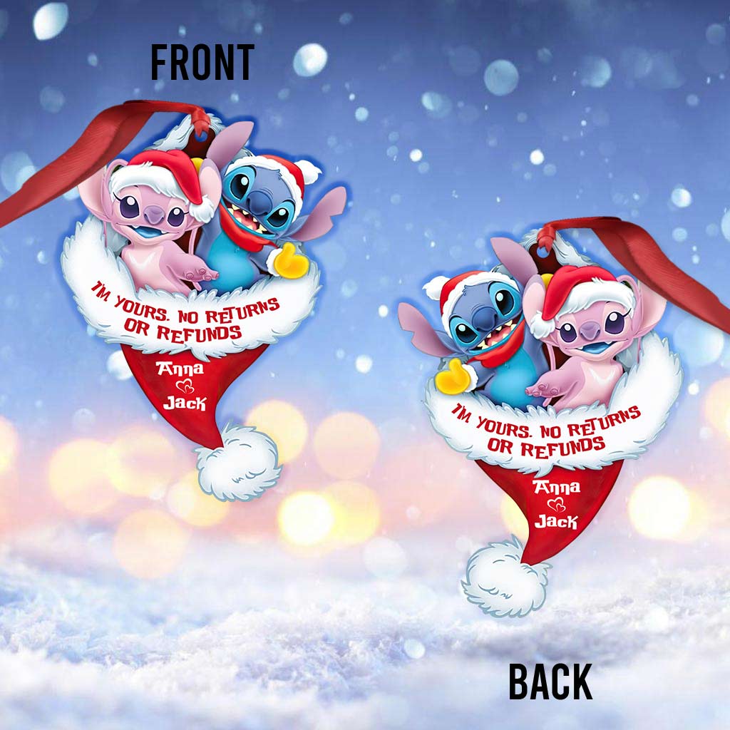 Personalized Ohana Christmas Ornament Custom Name Gift Ornament GradoCreations