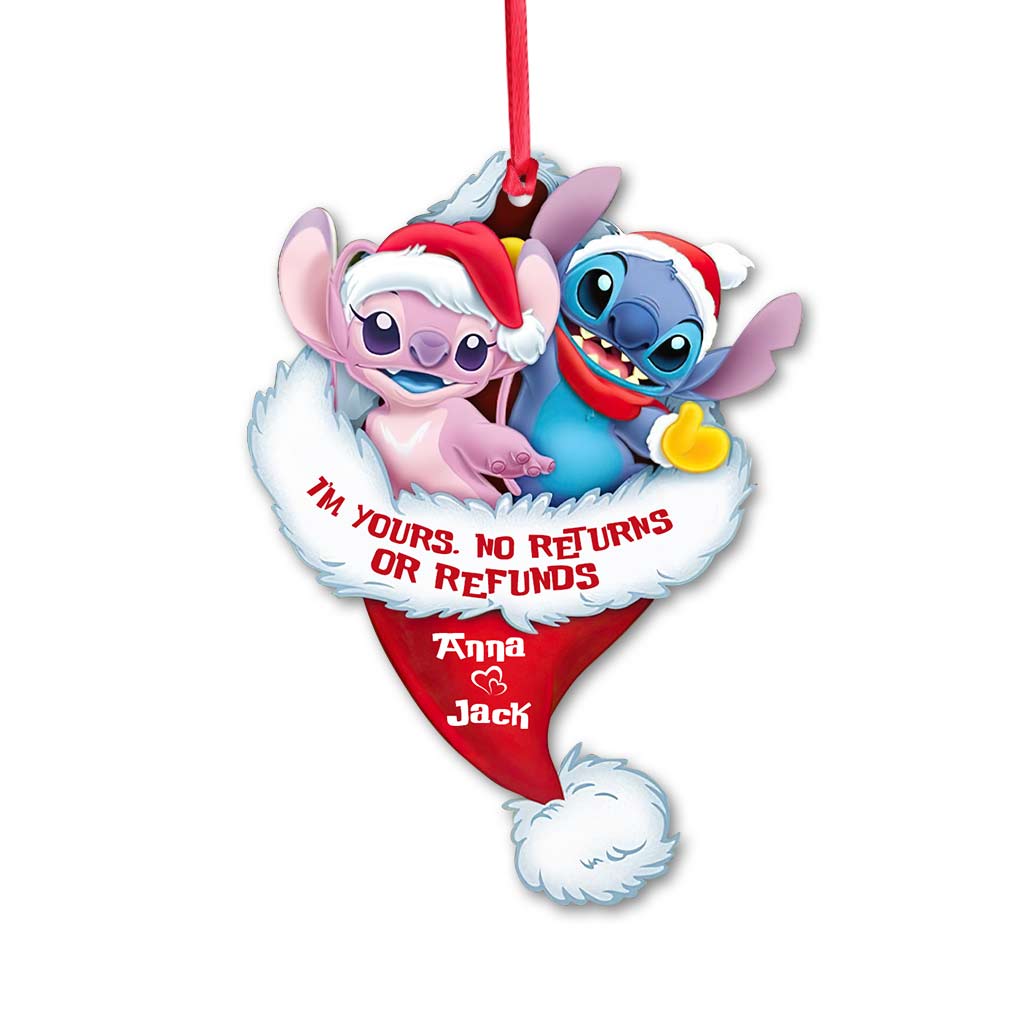 Personalized Ohana Christmas Ornament Custom Name Gift Ornament GradoCreations