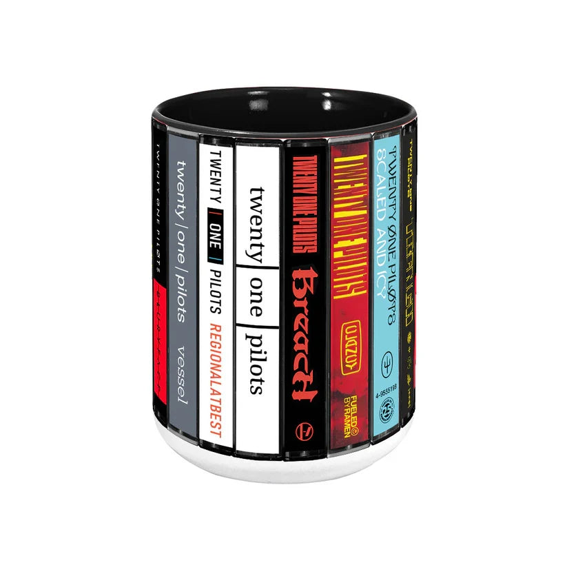 Twenty One Pilots Cassette Mug Retro Drinkware Gift GradoCreations