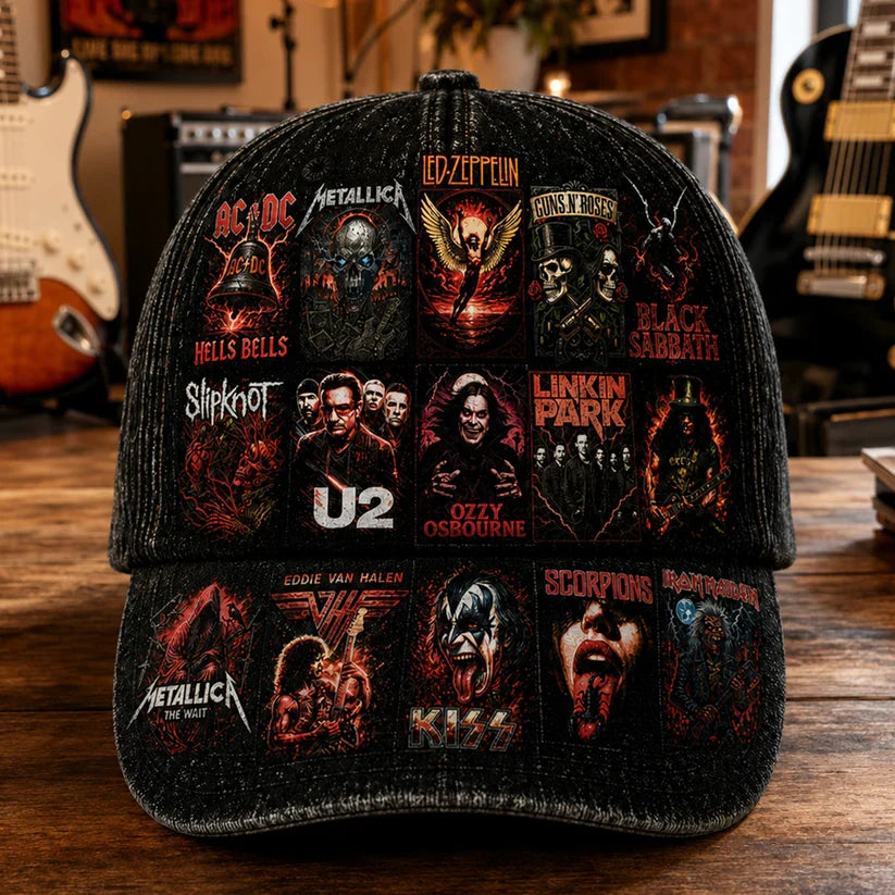Personalized Classic Rock Cap Legends Edition for Music Lovers Classic Cap GradoCreations