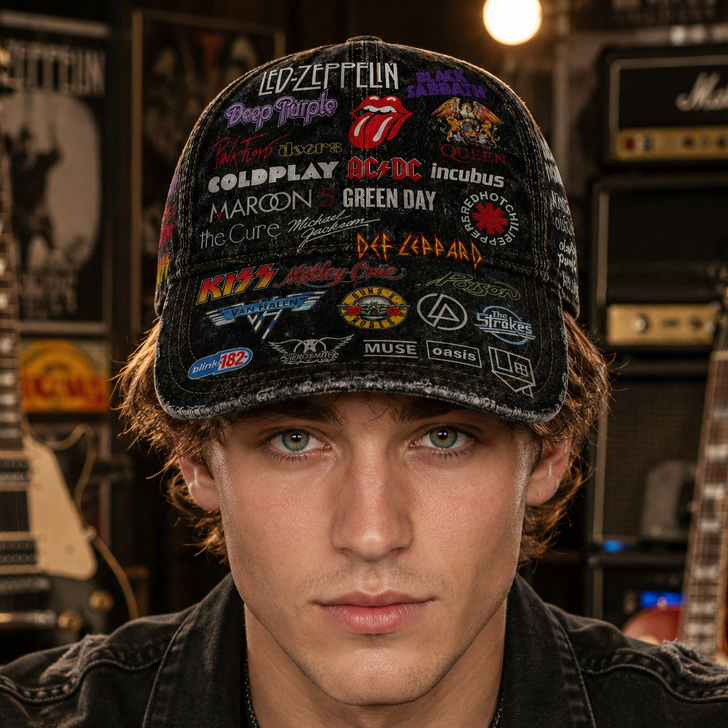 Personalized Classic Rock Legends Cap Custom Name Gift GradoCreations