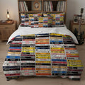 Classic Rock Metal Cassette Bedding Set Gift for Music Lovers GradoCreations