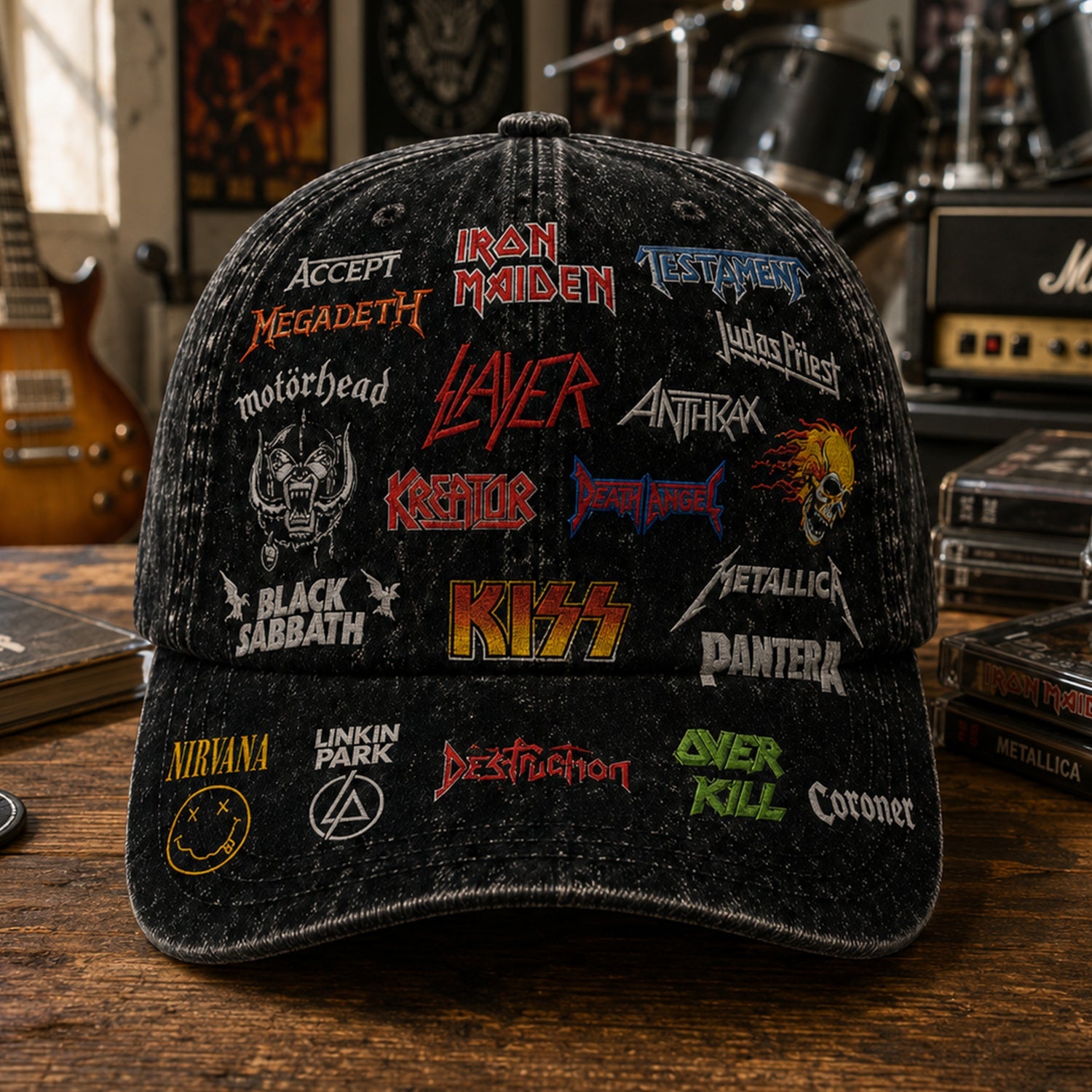 Personalized Classic Rock Cap – Legends Edition Gift for Music Lovers Classic Cap GradoCreations