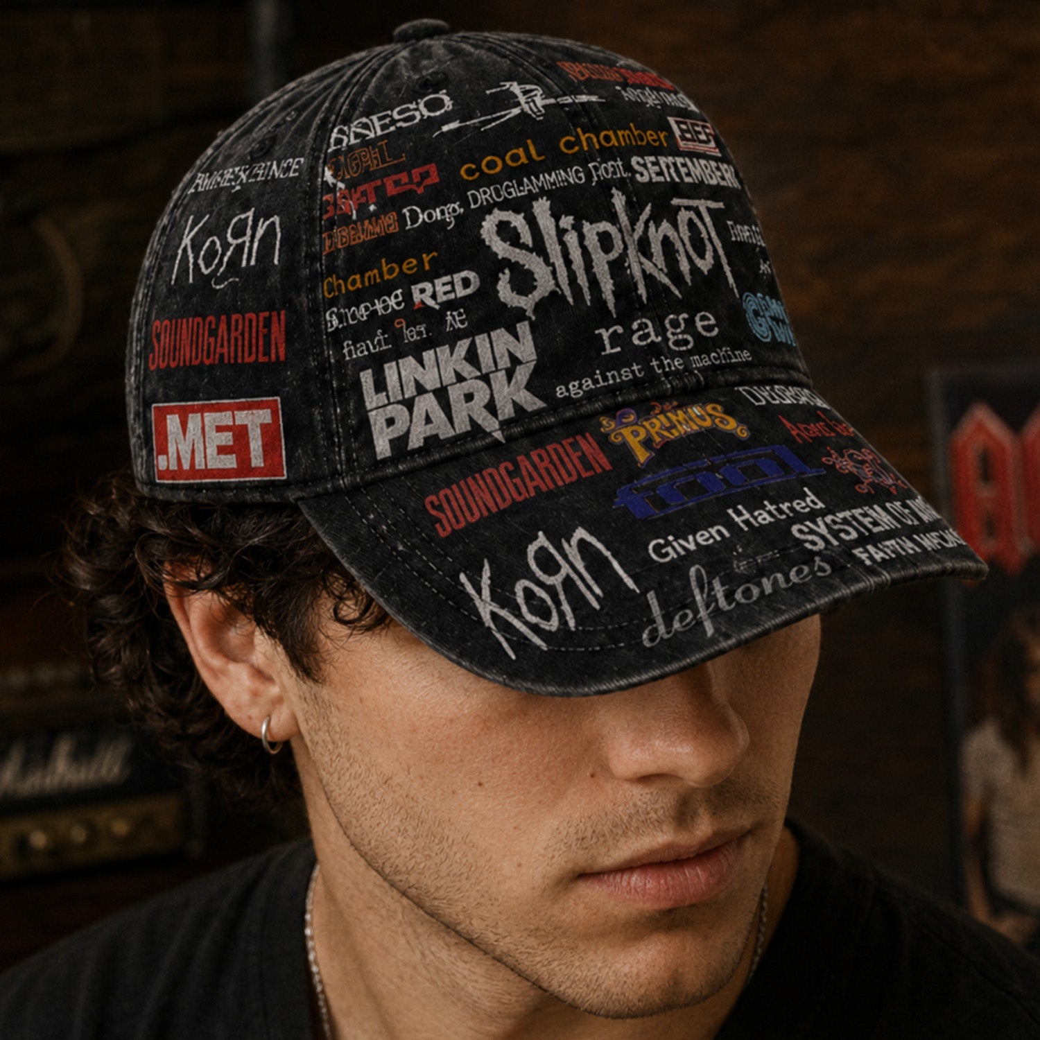 Personalized Classic Cap with Rock Legend Designs Gift for Music Lovers GradoCreations