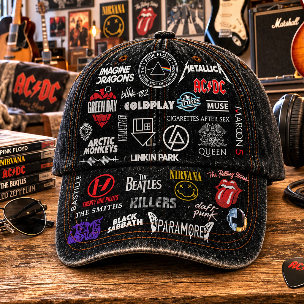 Classic Rock Music Cap Personalized Legends Edition Gift Classic Cap GradoCreations